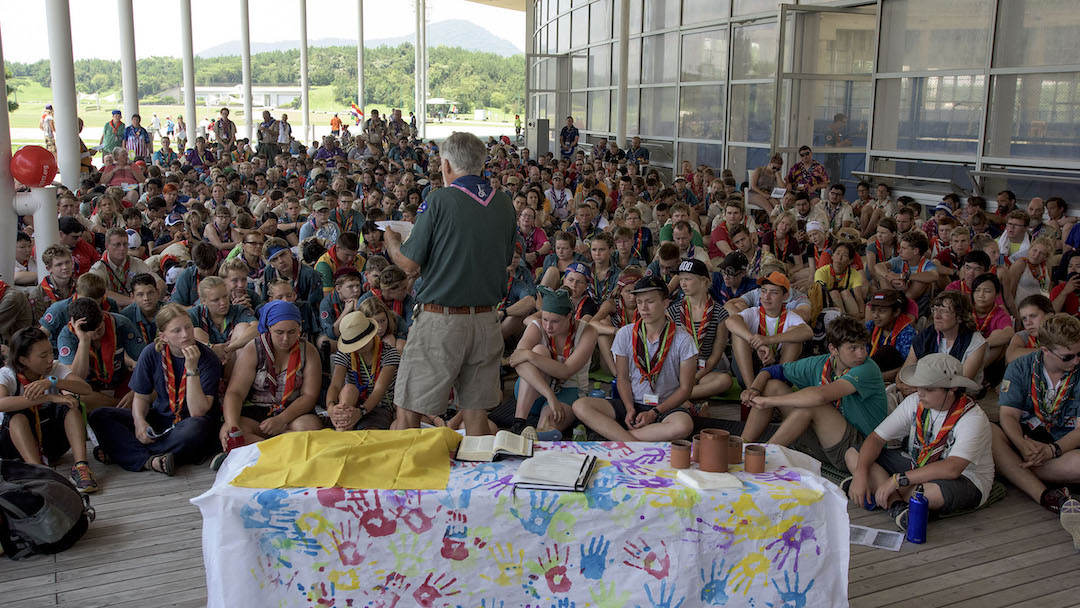 UK Contingent Official Supporter 24th World Scout Jamboree North America 
